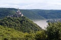 Marksburg Castle at the River Rhine Royalty Free Stock Photo
