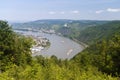 Marksburg Castle at the River Rhine Royalty Free Stock Photo