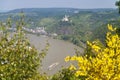 Marksburg Castle at the River Rhine Royalty Free Stock Photo