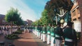 Marksmen Festival or traditional `SchÃÂ¼tzenfest` in the town of Sassenberg near Muenster, Westfalia