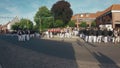 Marksmen Festival or traditional `SchÃÂ¼tzenfest` in the town of Sassenberg near Muenster, Westfalia