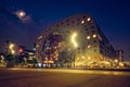 Markthal Market Hall building with a market hall underneath in Rotterdam, Netherlands