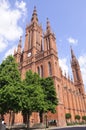 Marktkirche in Wiesbaden, Germany Royalty Free Stock Photo