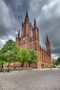 Marktkirche in Wiesbaden, Germany Royalty Free Stock Photo