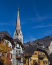 Marktplatz in Hallstatt in the Autumn