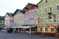 Market place in Mondsee, Austria, Europe Royalty Free Stock Photo