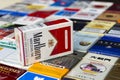Marlboro pack on many different cigarettes photographed on March 25, 2017 in Prague, Czech republic.
