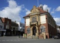 Marlborough Town Hall, built in 1902. Marlborough, Wiltshire, England, UK. April 17, 2024.