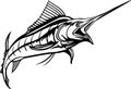 Marlin - American Fishes - Logo Fish