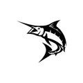 Marlin icon. fishing logo