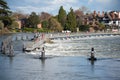 Marlow weir Royalty Free Stock Photo