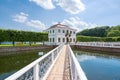 Marly palace in Peterhof lower park, Saint Petersburg, Russia