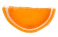 Marmalade candy in the form of a slice of orange Royalty Free Stock Photo