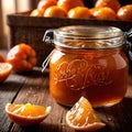 Marmalade, jam preserved fruit spread jelly made from oranges and citrus fruit