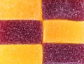 Marmalade sweets background. Gelly candies close up