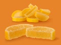 Marmalade sweets and in the form of lemon slices