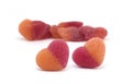 Tasty jelly candies on white background Royalty Free Stock Photo