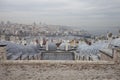 Marmara Sea and Bosphorus of Istanbul view from Suleymaniye Mosque Garden