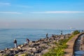 Marmara Sea view from the beach of Cankurtaran district