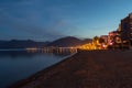 Marmaris beach to the icmeler side Royalty Free Stock Photo