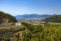 Marmaris city and harbour view