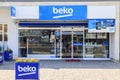 Turkish domestic aplliances manufacturer BEKO shop on Engin Boulevard in Marmaris, Turkey