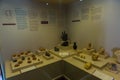 MARMARIS, TURKEY: Knidos Hall to the fortress museums. Exhibits from the excavations of the Ancient city of Knidos.