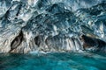 Marmol Cathedral rock formation, Carretera Austral, HIghway 7, C Royalty Free Stock Photo