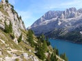 Marmolada, Lago di Fedaia