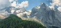 Marmolada peak in South Tyrol, Dolomites. Italy Royalty Free Stock Photo