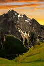 Marmolada peak Royalty Free Stock Photo