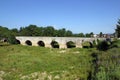 Marmont Bridge, an old stone bridge in Ostarije, Croatia Royalty Free Stock Photo