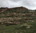 Marmot at Beginning of Outer Kora around Mount Kailash in August in Tibet, China.