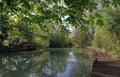 Marne river bank in ÃÅ½le-de-France country