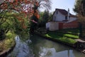 Marne river bank in ÃÅ½le-de-France country