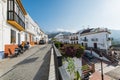 Historic streets of Maro village near Nerja,Malaga,Spain Royalty Free Stock Photo