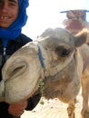 Maroccan camel driver in Taghazout