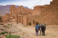 Marocco old city landscape Royalty Free Stock Photo