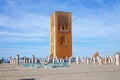 Marocco,Rabat. The Hassan Tower Royalty Free Stock Photo