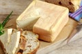 Maroilles cheese from the north of France Royalty Free Stock Photo