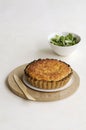 Maroilles savoury tartlet Royalty Free Stock Photo