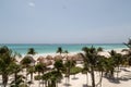 Maroma Beach Mexico. Ocean view. Royalty Free Stock Photo