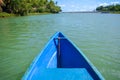 Maron river view from the passenger`s point of view on the boat Royalty Free Stock Photo