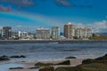 Maroochydore from North Shore Beach, Queensland, Australia Royalty Free Stock Photo