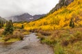 Maroon Bells Autumn Beauty Royalty Free Stock Photo