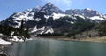 Maroon Bells and Crater Lake Royalty Free Stock Photo