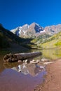 Maroon Bells in Fall Royalty Free Stock Photo