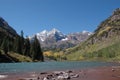 Maroon Bells and Maroon Lake Royalty Free Stock Photo