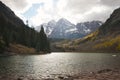 Maroon Bells and Maroon Lake Royalty Free Stock Photo