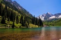 Maroon Bells at Maroon Lake Royalty Free Stock Photo